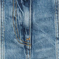 Purchase (W) PINKO SS24 藍色側邊口袋拉鍊設計牛仔迷你裙 女裝 102913A1LP-PJR