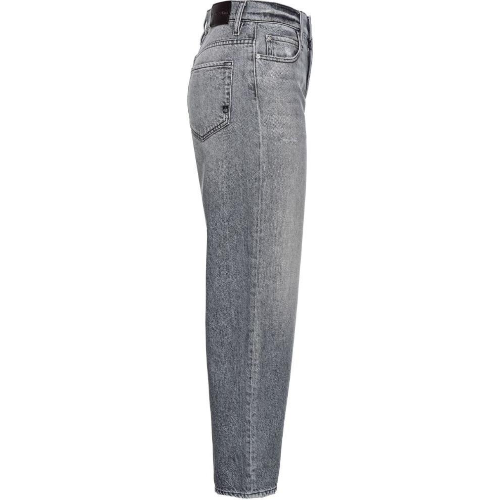 Shop (W) PINKO SS24 女款灰色直筒洗水牛仔褲。 103857A20T-PJS