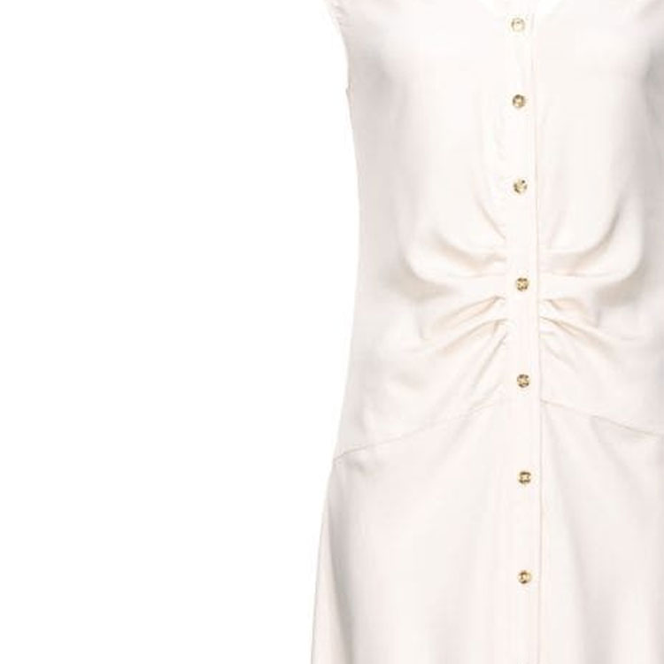 Purchase (W) PINKO SS24 女士白色无袖中长连衣裙镂空设计. 103262A1NO-N96