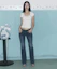 Order (W) Sila Jangan Ikut 25 Vintage Washed Boot-Cut Jeans Denim (Biru) PNBEPT004BL