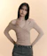 Buy (W) 아멜리아 레이스 홀터 긴소매 상의 - 스킨 베이지 PNBETP069BE