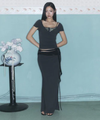 (W) 플리즈 노 팔로우 이나 셔링 맥시 스커트 - 차콜 PNBFSK005CH Buy (W) 플리즈 노 팔로우 이나 셔링 맥시 스커트 - 차콜 PNBFSK005CH