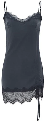 (Women) PLEASE NO FOLLOW Pia Lace Slip Mini Dress - Deep Charcoal PNBFOP002DCH Order (Women) PLEASE NO FOLLOW Pia Lace Slip Mini Dress - Deep Charcoal PNBFOP002DCH