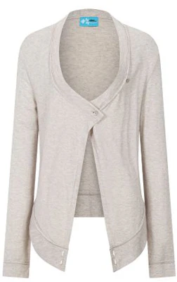 (Women) Please No Follow Raya Drape Button Cardigan - Oatmeal PNBFCD003OT Order (Women) Please No Follow Raya Drape Button Cardigan - Oatmeal PNBFCD003OT