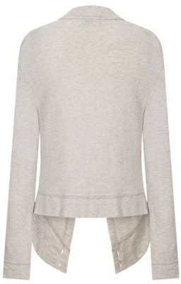 (Women) Please No Follow Raya Drape Button Cardigan - Oatmeal PNBFCD003OT Lookbook (Women) Please No Follow Raya Drape Button Cardigan - Oatmeal PNBFCD003OT