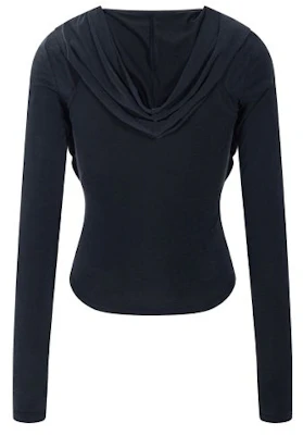 (Women) Please No Follow Rhea Drape Long Sleeve Hoodie - Cool Charcoal PNBFHD009CH Lookbook (Women) Please No Follow Rhea Drape Long Sleeve Hoodie - Cool Charcoal PNBFHD009CH