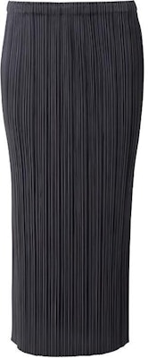 (W) PLEATS PLEASE ISSEY MIYAKE 黑色純色百褶中腰長裙 PP55JG112-15 Buy (W) PLEATS PLEASE ISSEY MIYAKE 黑色純色百褶中腰長裙 PP55JG112-15