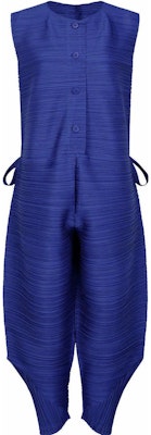 (W) PLEATS PLEASE ISSEY MIYAKE 藍色無袖百褶及踝連身褲 PP21JI393-72 Buy (W) PLEATS PLEASE ISSEY MIYAKE 藍色無袖百褶及踝連身褲 PP21JI393-72
