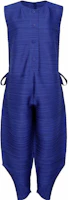 Order (Women) PLEATS PLEASE ISSEY MIYAKE Blue Sleeveless Pleated Ankle-Length Jumpsuit PP21JI393-72