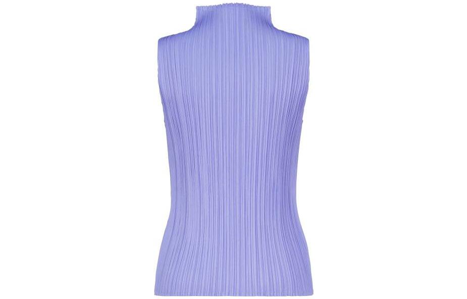 Lookbook (W) PLEATS PLEASE ISSEY MIYAKE 淺藍色無袖高領上衣 PP38JK802-70