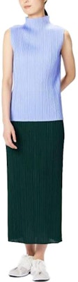 (W) PLEATS PLEASE ISSEY MIYAKE 淺藍色無袖高領上衣 PP38JK802-70 Shop (W) PLEATS PLEASE ISSEY MIYAKE 淺藍色無袖高領上衣 PP38JK802-70