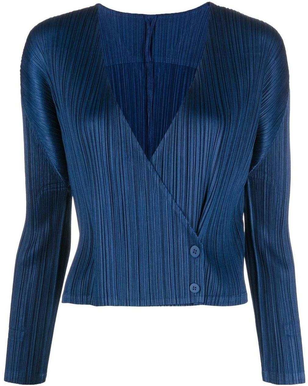 women-pleats-please-issey-miyake-solid-pleated-wrap-jacket-blue-pp-28-j0132-78