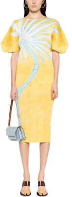 (W) 三宅一生 百褶裙 花卉印花 女裝 鮮黃色 PP38JH685-52 Lookbook (W) 三宅一生 百褶裙 花卉印花 女裝 鮮黃色 PP38JH685-52