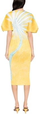 (W) 三宅一生 百褶裙 花卉印花 女裝 鮮黃色 PP38JH685-52 Shop (W) 三宅一生 百褶裙 花卉印花 女裝 鮮黃色 PP38JH685-52