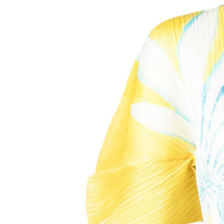 Sizing (W) 三宅一生 百褶裙 花卉印花 女裝 鮮黃色 PP38JH685-52