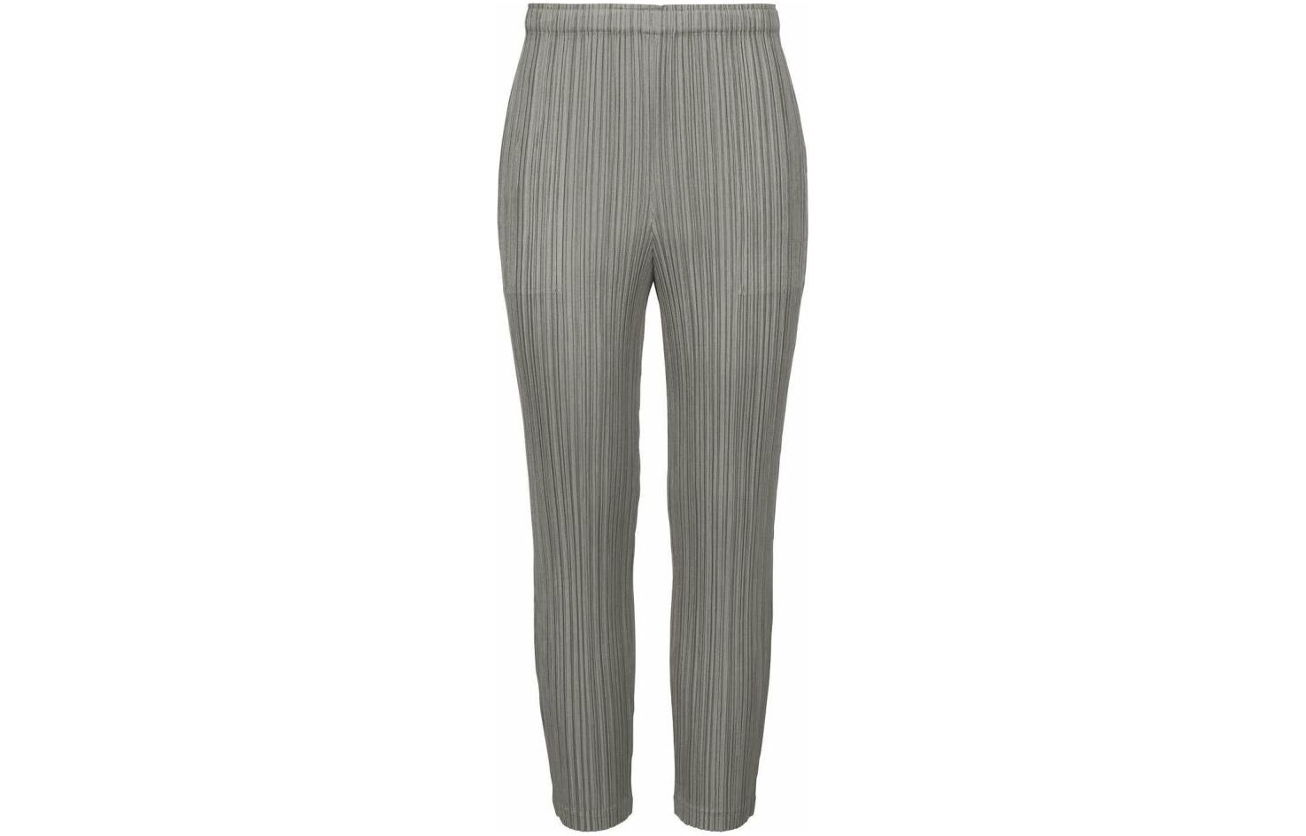 (Women) PLEATS PLEASE ISSEY MIYAKE FW22  Solid Pleated Tapered Harem Pants. PP23JF371-12