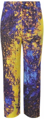 (W) PLEATS PLEASE ISSEY MIYAKE FW22 彩繪彈性直筒褲 女士長褲 PP28JF685-97 Order (W) PLEATS PLEASE ISSEY MIYAKE FW22 彩繪彈性直筒褲 女士長褲 PP28JF685-97