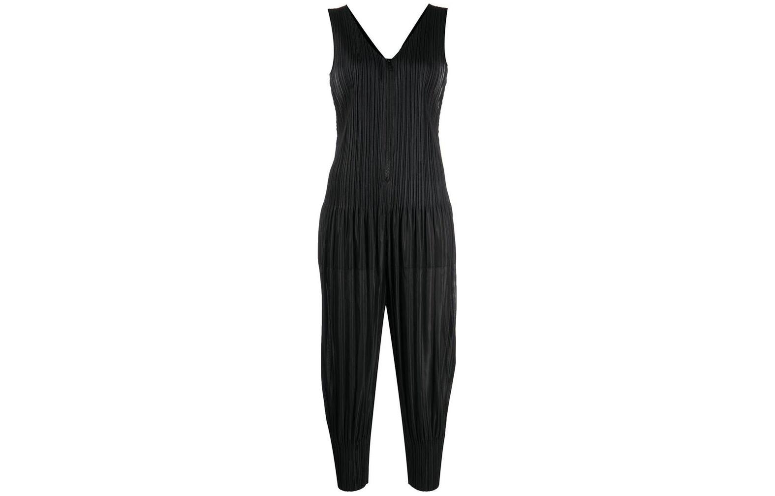 (Women) PLEATS PLEASE ISSEY MIYAKE FW22 Solid Pleated Sleeveless Jumpsuit Women PP28JI404-15