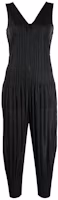 (Women) PLEATS PLEASE ISSEY MIYAKE FW22 Solid Pleated Sleeveless Jumpsuit Women PP28JI404-15 (Women) PLEATS PLEASE ISSEY MIYAKE FW22 Solid Pleated Sleeveless Jumpsuit Women PP28JI404-15