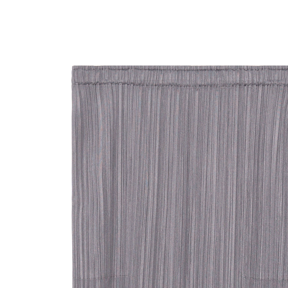 Lookbook (W) PLEATS PLEASE ISSEY MIYAKE 灰色純色百褶彈性腰身長裙 女款 PP55JG112-12