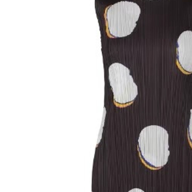 Shop (W) PLEATS PLEASE ISSEY MIYAKE 幸運豆印花無袖洋裝 女 黑色 PP41JH676-01