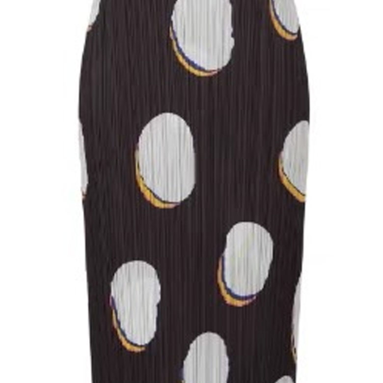 Purchase (W) PLEATS PLEASE ISSEY MIYAKE 幸運豆印花無袖洋裝 女 黑色 PP41JH676-01