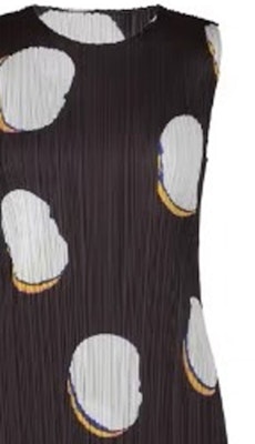 (W) PLEATS PLEASE ISSEY MIYAKE 幸運豆印花無袖洋裝 女 黑色 PP41JH676-01 Sizing (W) PLEATS PLEASE ISSEY MIYAKE 幸運豆印花無袖洋裝 女 黑色 PP41JH676-01