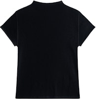 (Women) PLEATS PLEASE Issey Miyake Solid Color Pleated Short Sleeve T-Shirt Black Women SS22 PP55FK105-15 (Women) PLEATS PLEASE Issey Miyake Solid Color Pleated Short Sleeve T-Shirt Black Women SS22 PP55FK105-15
