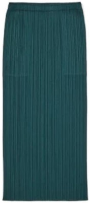 (W) PLEATS PLEASE ISSEY MIYAKE 綠色中腰中長裙 休閒穿搭 PP36JG808-69 Order (W) PLEATS PLEASE ISSEY MIYAKE 綠色中腰中長裙 休閒穿搭 PP36JG808-69