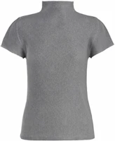 Order (W) PLEATS PLEASE ISSEY MIYAKE SS22 灰色短袖百褶T恤。 PP55FK106-16