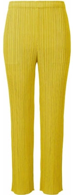(W) PLEATS PLEASE ISSEY MIYAKE SS22 黃色百褶直筒長褲 PP13JF885-52 Order (W) PLEATS PLEASE ISSEY MIYAKE SS22 黃色百褶直筒長褲 PP13JF885-52