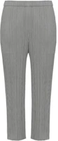 Order (W) PLEATS PLEASE ISSEY MIYAKE SS22 灰色鬆緊腰褶皺長褲 女裝褲子 PP55JF110-12