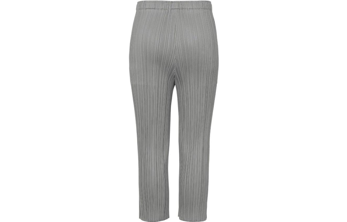 Lookbook (W) PLEATS PLEASE ISSEY MIYAKE SS22 灰色鬆緊腰褶皺長褲 女裝褲子 PP55JF110-12
