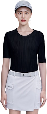 (W) PLEATS PLEASE ISSEY MIYAKE SS22 純色百褶圓領女T恤 黑色 PP55JK103-15 Lookbook (W) PLEATS PLEASE ISSEY MIYAKE SS22 純色百褶圓領女T恤 黑色 PP55JK103-15