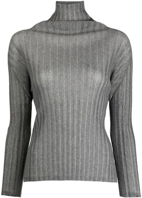 (W) PLEATS PLEASE ISSEY MIYAKE SS23 灰色高領毛衣 PP36FK114-16 Order (W) PLEATS PLEASE ISSEY MIYAKE SS23 灰色高領毛衣 PP36FK114-16
