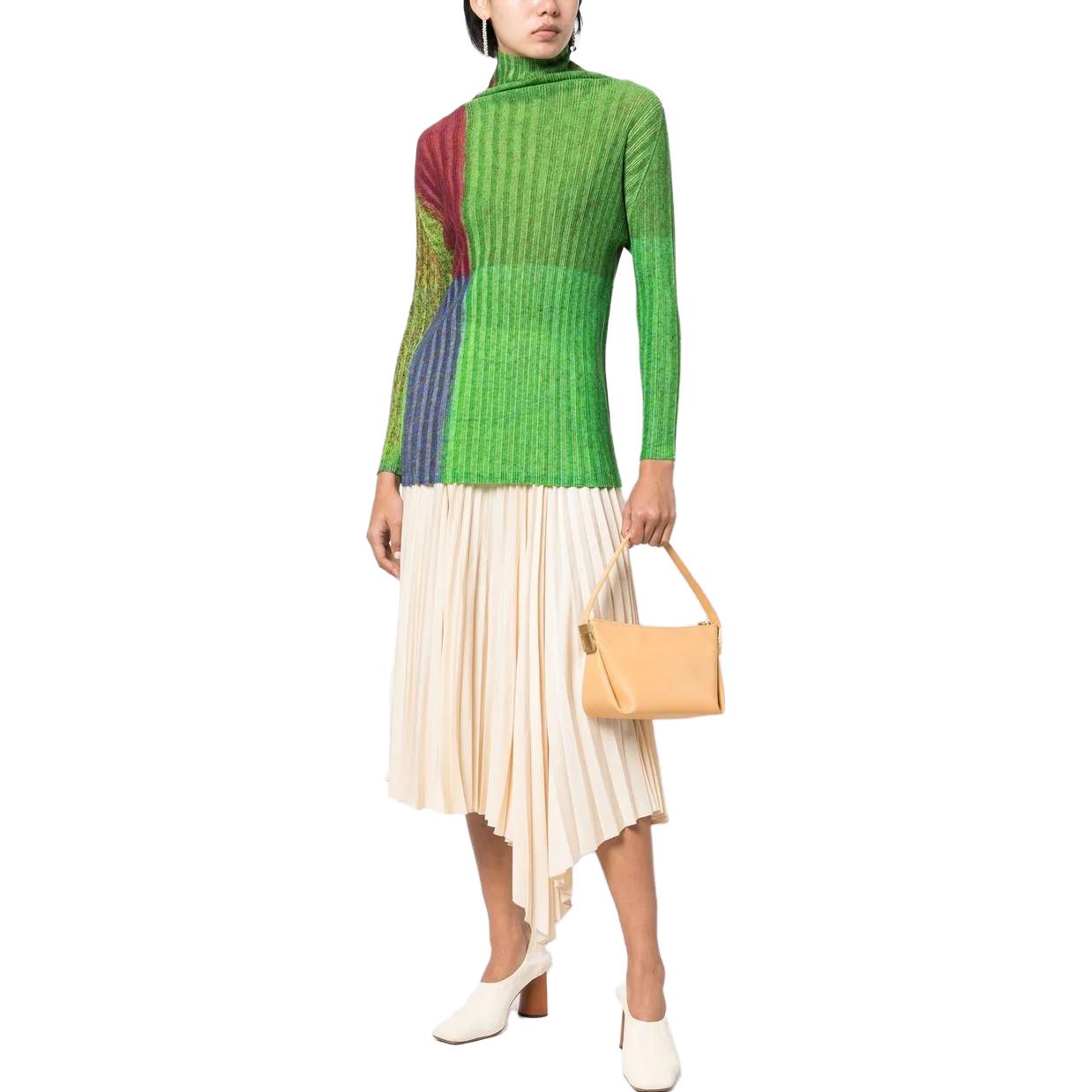 Lookbook (W) PLEATS PLEASE ISSEY MIYAKE SS23 多色高領針織上衣 PP28FK332-62