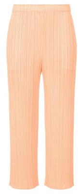 (W) PLEATS PLEASE ISSEY MIYAKE SS23 Seluar Lurus Pleated Oren PP31JF145-25 Order (W) PLEATS PLEASE ISSEY MIYAKE SS23 Seluar Lurus Pleated Oren PP31JF145-25