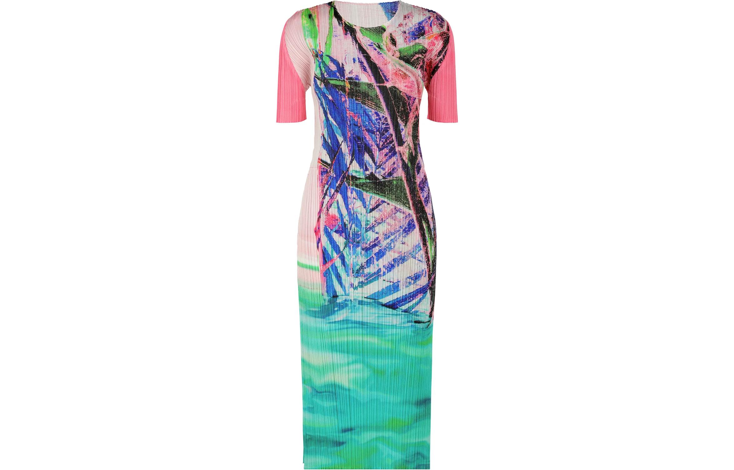 Order (W) PLEATS PLEASE ISSEY MIYAKE SS23 拼色休閒洋裝 女裝 多色 PP38JH674-22