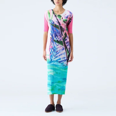(W) PLEATS PLEASE ISSEY MIYAKE SS23 拼色休閒洋裝 女裝 多色 PP38JH674-22 Lookbook (W) PLEATS PLEASE ISSEY MIYAKE SS23 拼色休閒洋裝 女裝 多色 PP38JH674-22