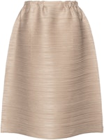 (Women) PLEATS PLEASE ISSEY MIYAKE SS23 Midi Pleated A-Line Skirt Khaki Women. PP36JG413-42 (Women) PLEATS PLEASE ISSEY MIYAKE SS23 Midi Pleated A-Line Skirt Khaki Women. PP36JG413-42