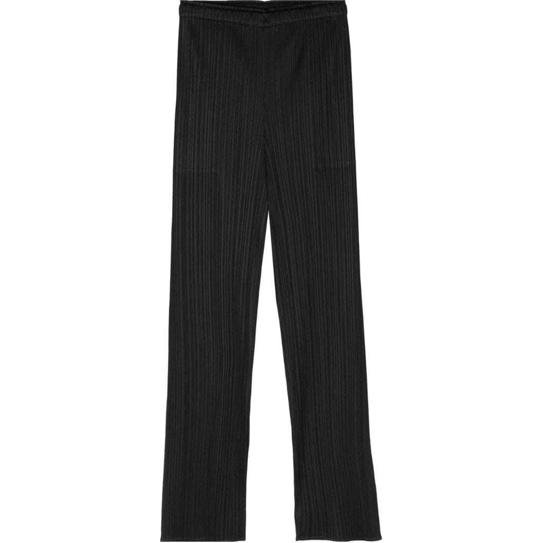 Order (W) PLEATS PLEASE ISSEY MIYAKE SS24 黑色褶皺直筒長褲 PP46JF111