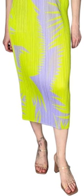 (W) PLEATS PLEASE Issey Miyake SS24 拼色修身長裙. PP46JG705-82 Sizing (W) PLEATS PLEASE Issey Miyake SS24 拼色修身長裙. PP46JG705-82