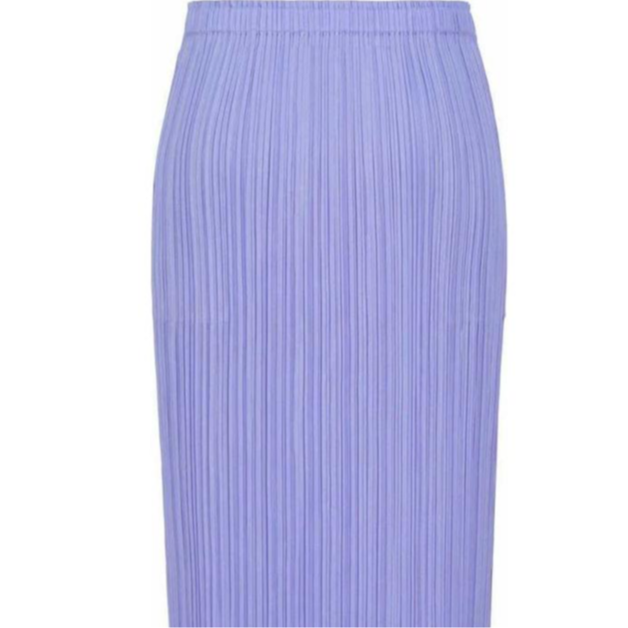 Lookbook (W) PLEATS PLEASE ISSEY MIYAKE SS24 淺藍色百褶長款休閒洋裝 PP05JG808-70