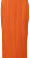 Shop (W) PLEATS PLEASE ISSEY MIYAKE SS24 深橘色中長百褶裙 PP48JG374-33