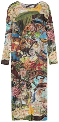 (W) PLEATS PLEASE ISSEY MIYAKE SS24 圖案印花長袖百褶洋裝 女款 多色 PP38JH725-98 Order (W) PLEATS PLEASE ISSEY MIYAKE SS24 圖案印花長袖百褶洋裝 女款 多色 PP38JH725-98