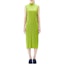 Shop (W) PLEATS PLEASE ISSEY MIYAKE SS24 女裝無袖高領百褶連身裙 綠色 PP48JH125-61