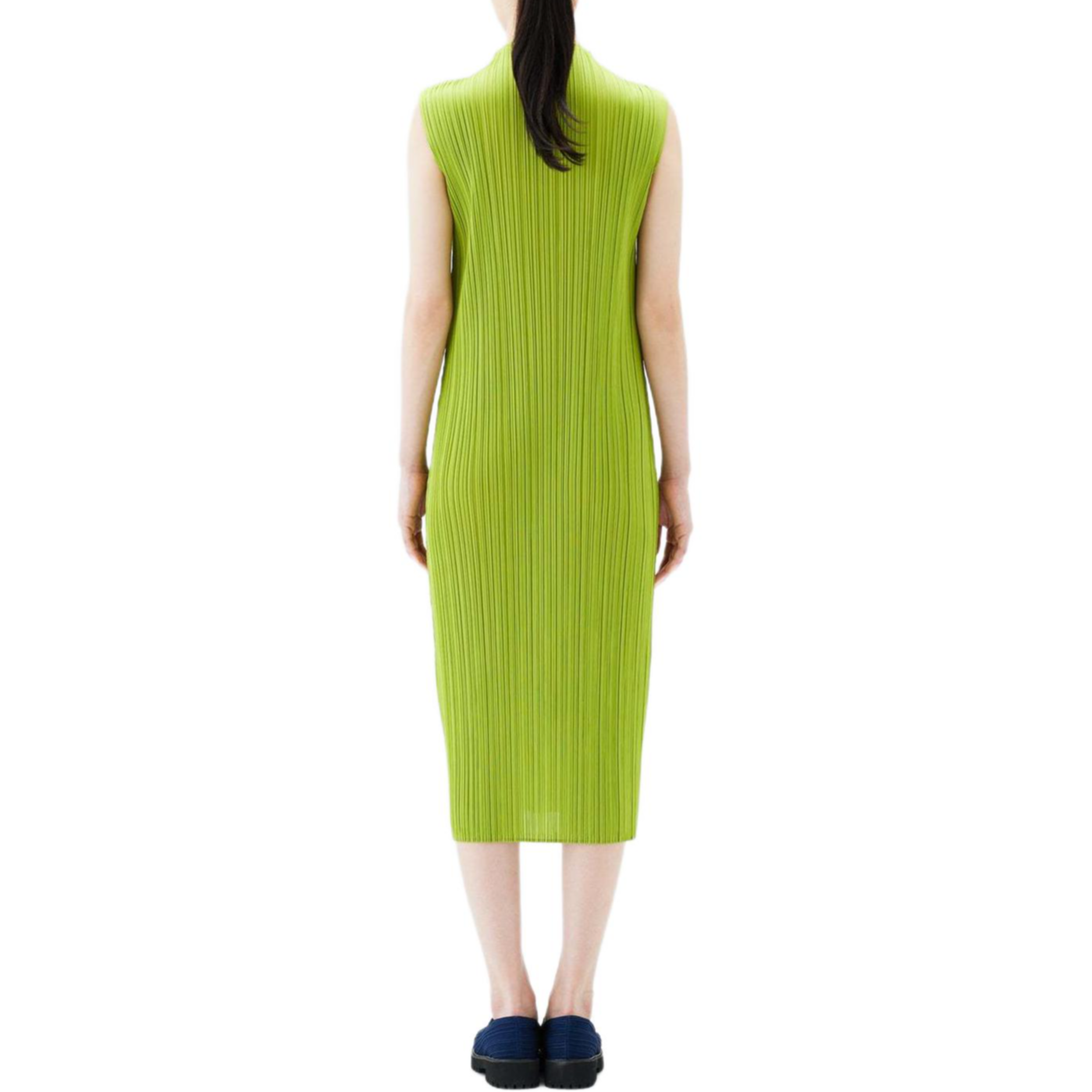Purchase (W) PLEATS PLEASE ISSEY MIYAKE SS24 女裝無袖高領百褶連身裙 綠色 PP48JH125-61