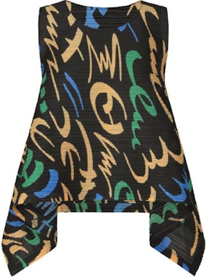 (W) PLEATS PLEASE ISSEY MIYAKE 女款標誌印花黑色長袖上衣 PP46JK711-15 Buy (W) PLEATS PLEASE ISSEY MIYAKE 女款標誌印花黑色長袖上衣 PP46JK711-15