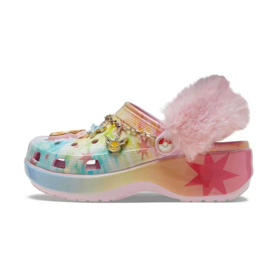 (W) Pokémon Crocs Classic Platform Clog 'Eevee'