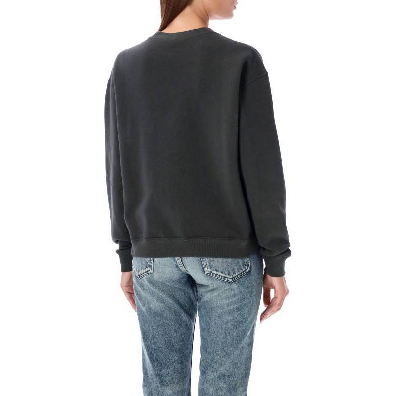 (Women) Polo Ralph Lauren  Bear Logo Crewneck Sweatshirt Solid Black. 211941193-001 圖 6